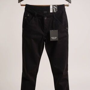 Simply Vera Vera Wang Black textured Skinny Pants